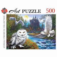 Пазлы Белые совы Artpuzzle 500 элементов Рыжий кот  Х500-0437 
