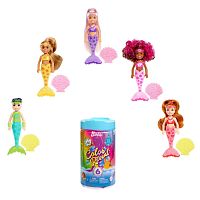 Кукла-сюрприз Челси Радужная русалка Barbie Mattel HCC75