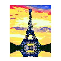 Картина по номерам Париж на закате A155