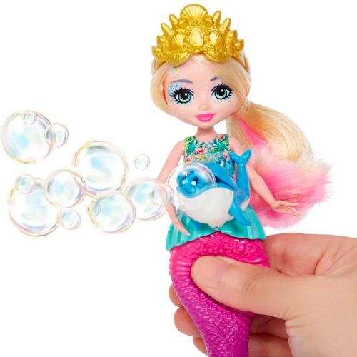 Русалочка с волшебными пузырьками и дельфин Спрэй Enchantimals Mattel HFT24 фото 2