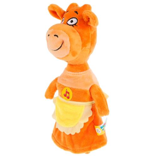 Мягкая озвученная игрушка Оранжевая корова Мама 27 см Мульти-Пульти V92726-20 фото 2