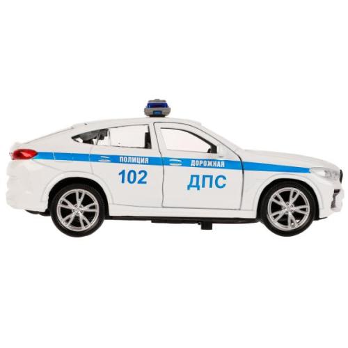 Игрушка Машина BMW X6 Полиция Технопарк X6-12POL-WH фото 3