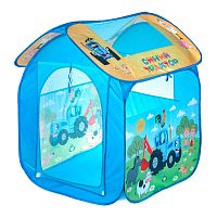 Детская игровая палатка Синий Трактор Играем вместе GFA-BT-2-R