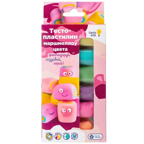 Набор для детской лепки Тесто-пластилин 6 цветов Маршмеллоу цвета Dream Makers TA1089V фото 2