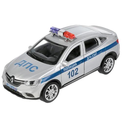 Машинка металлическая  Renault Arkana Полиция  Технопарк ARKANA-12POL-SR фото 2