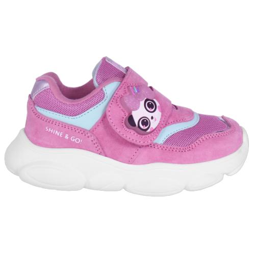 Кроссовки для девочки со светодиодами Indigo Kids 92-375В розовые