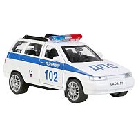 Машинка металлическая Lada 111 Полиция Технопарк SB-16-67-P(W)-WB