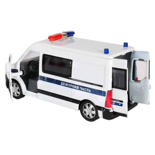 Машинка металлическая Renault Master Полиция Технопарк MASTER-14POL-WH фото 4