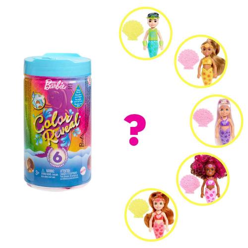 Кукла-сюрприз Челси Радужная русалка Barbie Mattel HCC75 фото 2