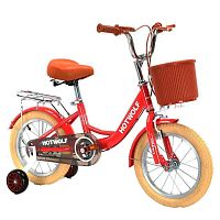 Велосипед детский двухколёсный Junfa Toys 12HW-1042 красный