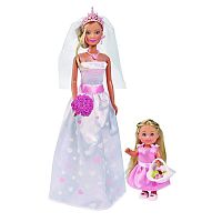 Куклы Штеффи и Еви Свадебный день Simba 5733334