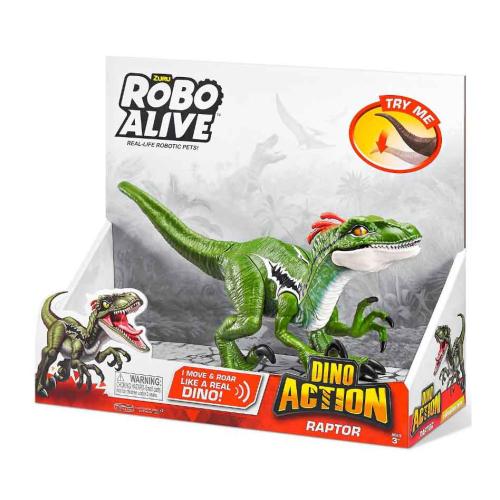Интерактивная игрушка Robo Alive Dino Action Raptor Zuru 7172 фото 2