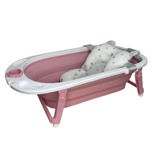 Складная ванночка для новорожденных Amaro Calm pink Bubago BG 105-4 фото 2