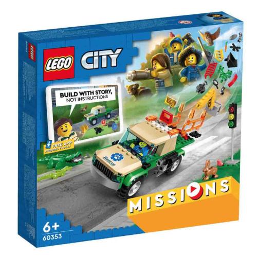 Конструктор Lego City Миссии по спасению диких животных Lego 60353 фото 2
