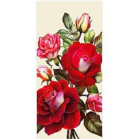 Алмазная мозаика Бордовые розы 22х40 Mazari M-10697