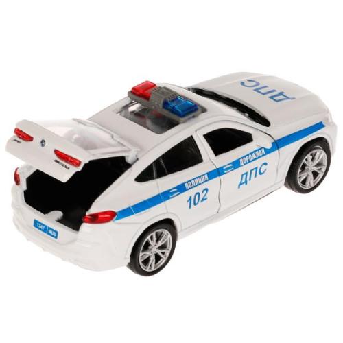 Игрушка Машина BMW X6 Полиция Технопарк X6-12POL-WH фото 5