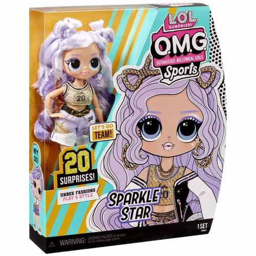 Кукла LOL Surprise OMG Sports Series Sparkle Star MGA 584230 EUC фото 3