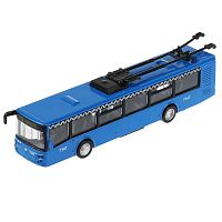 Инерционная машинка Городской троллейбус Технопарк TROLL-18MOS-BU