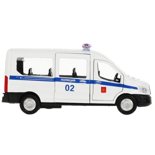 Коллекционная машинка Ford Transit Полиция Технопарк SB-18-18-P(W)-WB фото 5