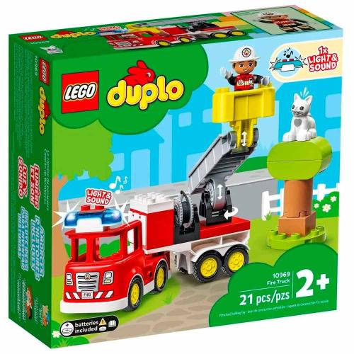 Конструктор Lego Duplo Пожарная машина с мигалкой 21 деталь Lego 10969 фото 3