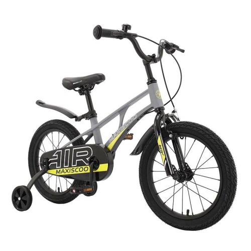 Детский двухколесный велосипед Air Стандарт плюс 16 Maxiscoo MSC-A1621 серый матовый фото 2
