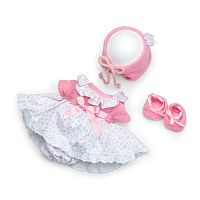 Комплект Одежды Baby Susu Vestido Deluxe Rosa Alma Toys 6200