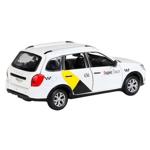 Машинка коллекционная Lada Granta Cross Яндекс Такси Автопанорама JB1251346 фото 3
