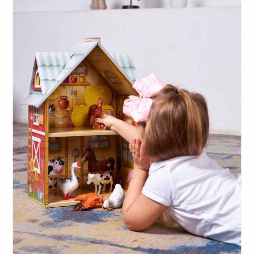 Кукольный домик быстрой сборки Ферма Dream House Десятое Королевство 04713 фото 5