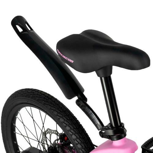 Велосипед детский Maxiscoo Cosmic Стандарт 18'' 2024 Maxitoys MSC-С1831 розовый матовый фото 4