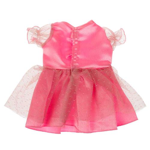 Одежда для кукол Розово-белое платье Карапуз OTF-2205D-RU фото 2
