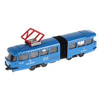 Модель Трамвай с гармошкой 19смТехнодрайв SB-18-01-BL-WB(IC).20-1