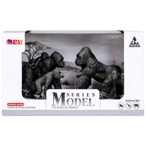 Набор фигурок животных Мир диких животных Семья горилл Masai Mara MM201-003 фото 2