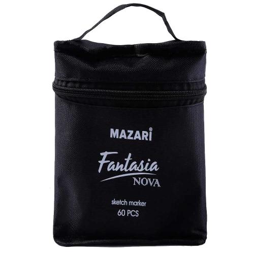 Набор маркеров для скетчинга Fantasia Nova 60 цветов Mazari M-15187- 60 фото 4
