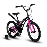 Велосипед детский Maxiscoo Cosmic Стандарт 18'' 2024 Maxitoys MSC-С1832 чёрный жемчуг