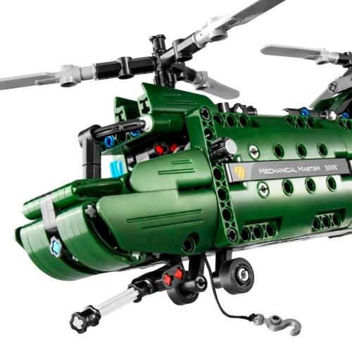 Конструктор 2 в 1 Военный вертолет 393 детали QiHui 6809 фото 5